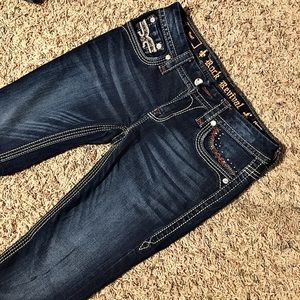 Woman’s rock revival jeans